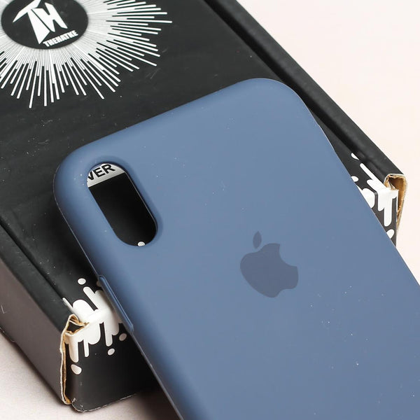 Dark Blue Original Silicone case for Apple iPhone XR