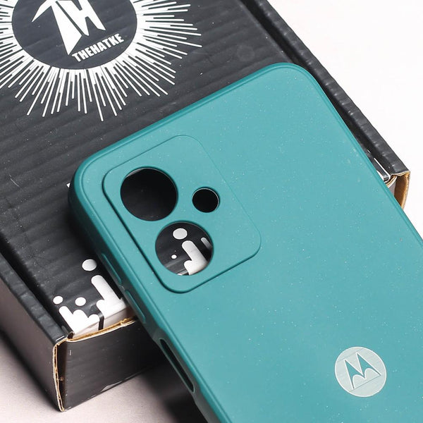 Dark Green Candy silicone Case for Motorola G64