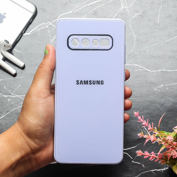Purple camera Safe mirror case for Samsung S10 Plus