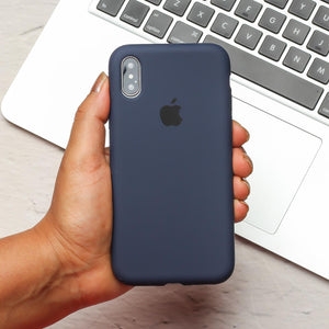 Dark Blue Original Silicone case for Apple iPhone XS Max