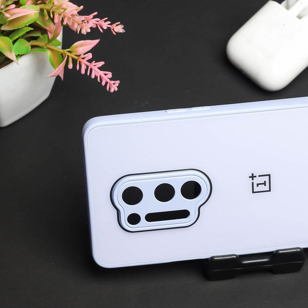 Light Purple camera Safe mirror case for Oneplus 8 Pro