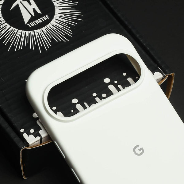 White Original Silicone case for Google Pixel 9