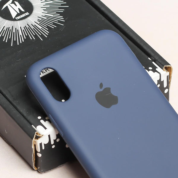 Dark Blue Original Silicone case for Apple iPhone XS Max