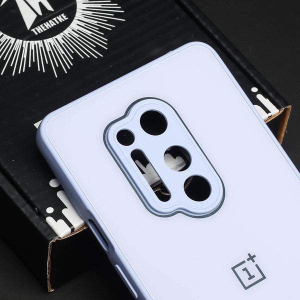 Light Purple camera Safe mirror case for Oneplus 8 Pro