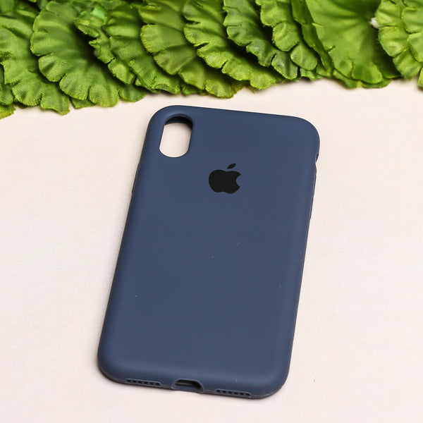 Dark Blue Original Silicone case for Apple iPhone XS Max