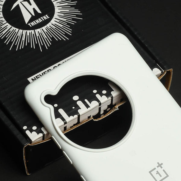 White Original Silicone case for Oneplus 12R