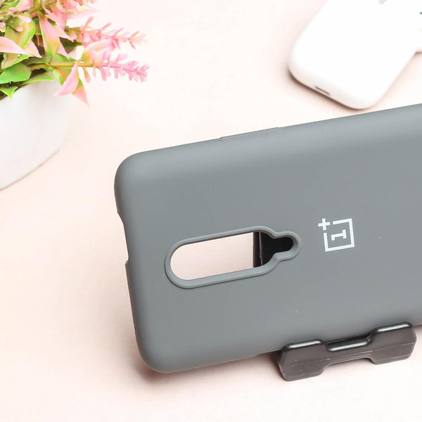 Grey Original Silicone case for Oneplus 7 Pro