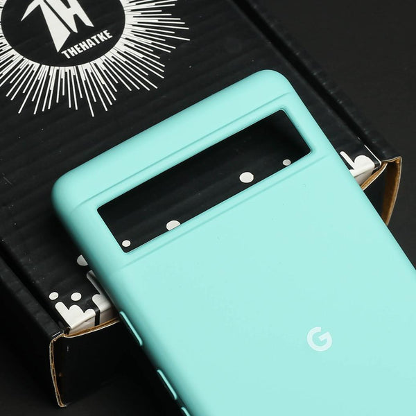 Light Blue Original Silicone case for Google Pixel 6A