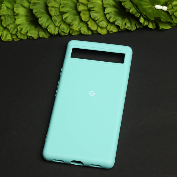 Light Blue Original Silicone case for Google Pixel 6A