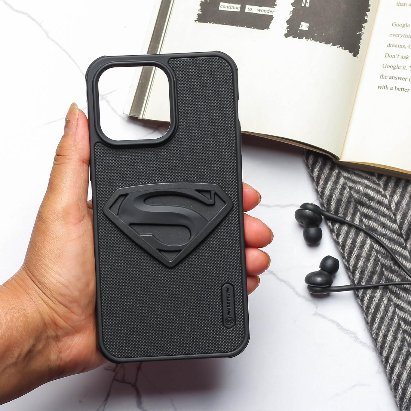 Niukin Superhero-S Engraved silicon Case for Apple Iphone 14 Pro