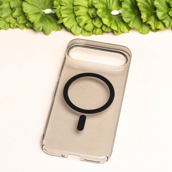 Black Shine Magsafe Transparent Case for Google Pixel 9 Pro