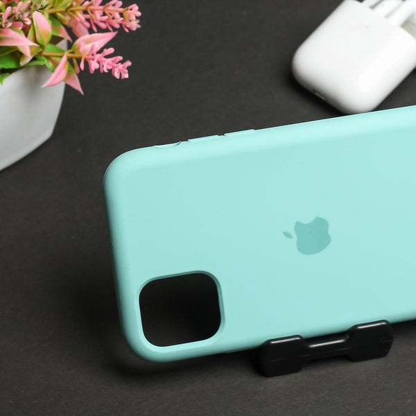 Sea Green Original Silicone case for Apple iphone 12