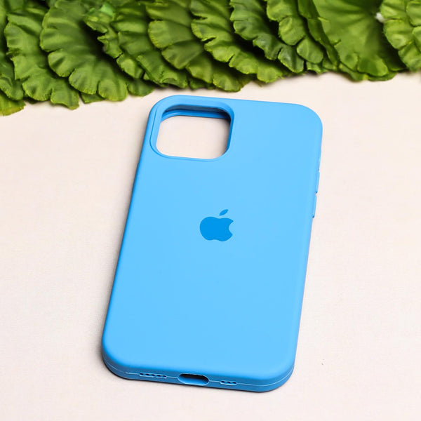 Sky Blue Original Silicone case for Apple iphone 12 mini