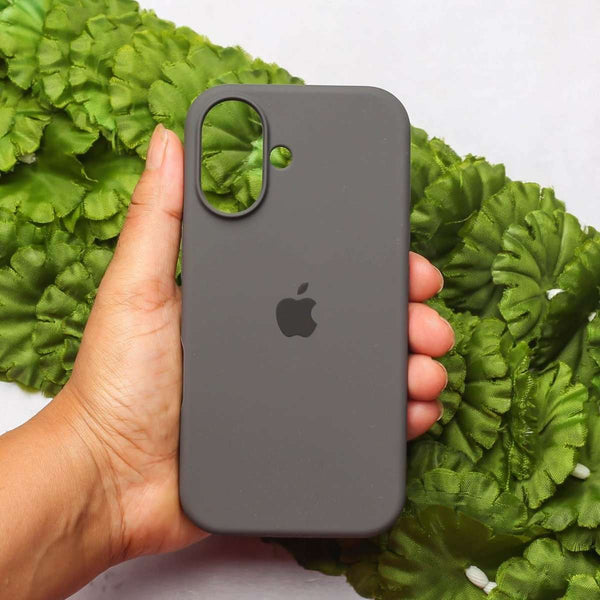Grey Original Silicone case for Apple iphone 17