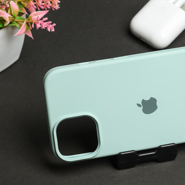 Sea Green Original Silicone case for Apple iphone 14 Plus