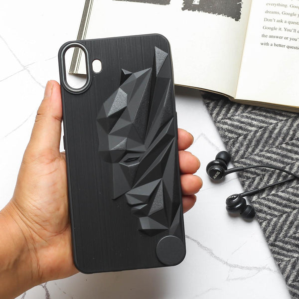 Superhero Engraved logo silicon Case for CMF PHONE 1