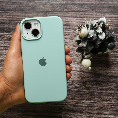 Sea Green Original Silicone case for Apple iphone 13