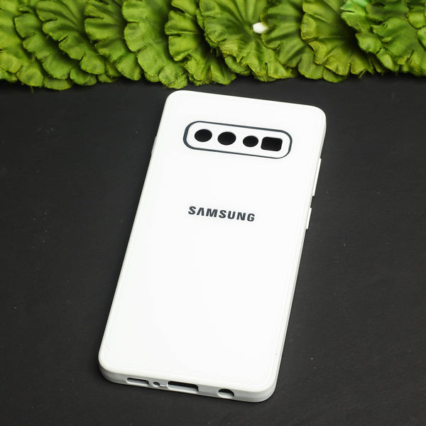 White camera Safe mirror case for Samsung S10 Plus