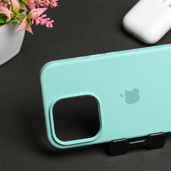 Sea Green Original Silicone case for Apple iphone 13 Pro Max