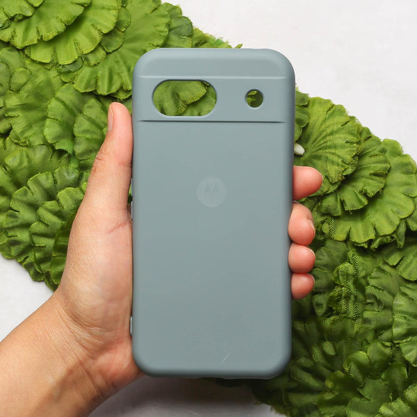 Light Grey Camera Original Silicone case for Google Pixel 8a