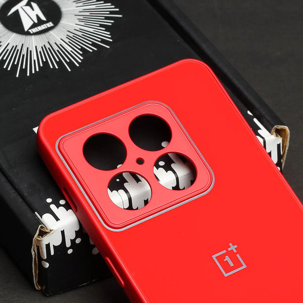 Red camera Safe mirror case for Oneplus 10T