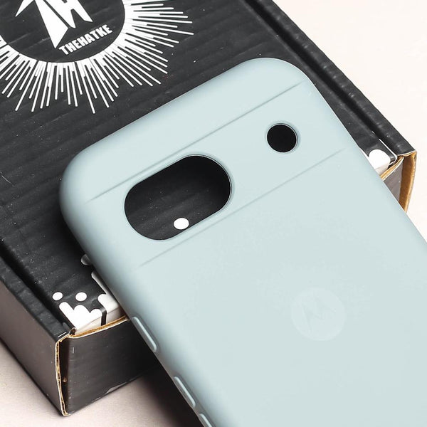 Light Grey Camera Original Silicone case for Google Pixel 8a