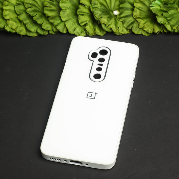 White camera Safe mirror case for Oneplus 7 Pro