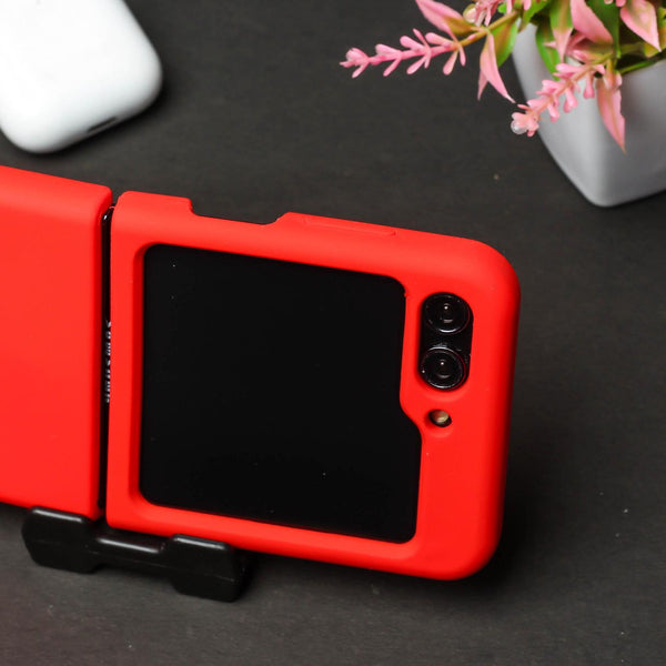 Red Original Silicone case for Samsung Galaxy Z FLIP 5