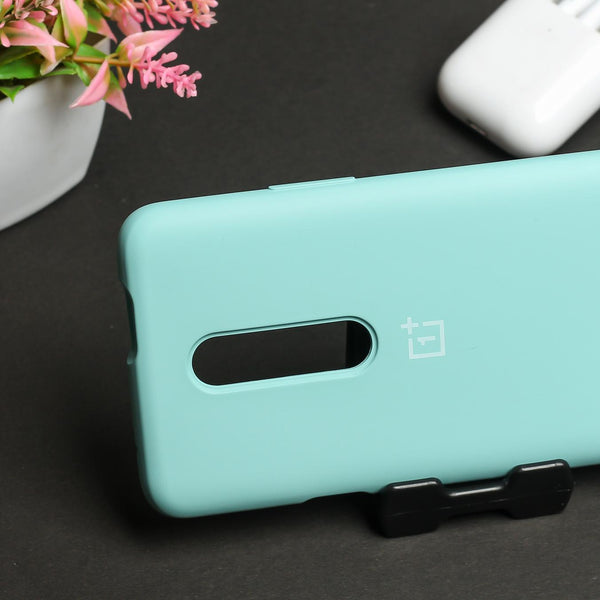 Light Blue Original Silicone case for Oneplus 7 Pro
