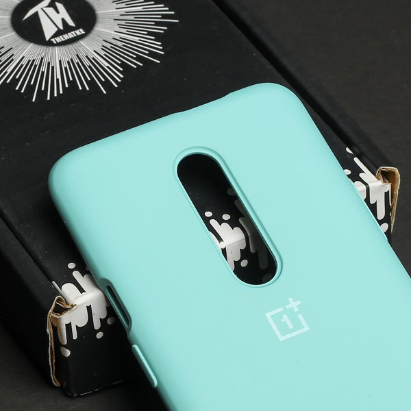 Light Blue Original Silicone case for Oneplus 7 Pro