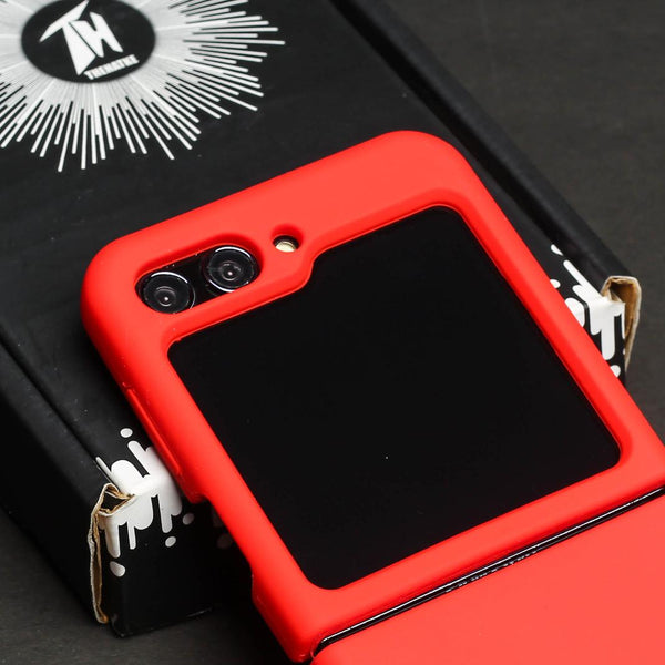 Red Original Silicone case for Samsung Galaxy Z FLIP 5