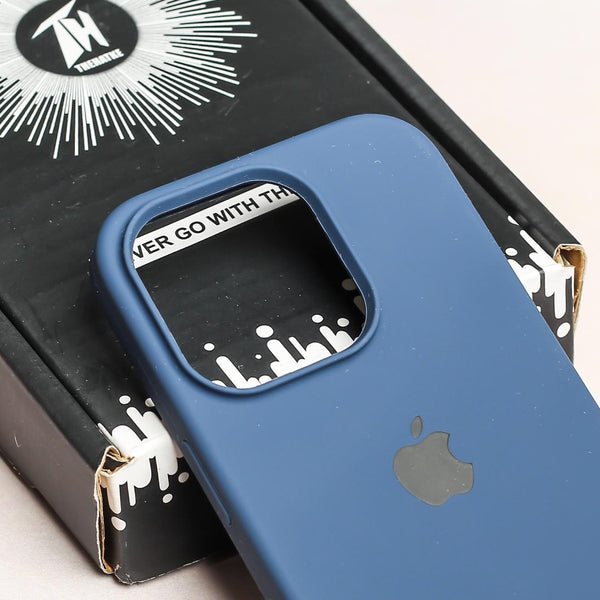 Dark Blue Original Silicone case for Apple iphone 11 pro max