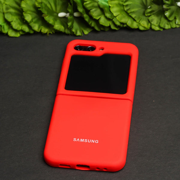 Red Original Silicone case for Samsung Galaxy Z FLIP 5