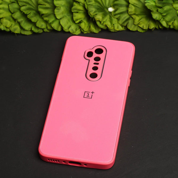 Dark Pink camera Safe mirror case for Oneplus 7 Pro
