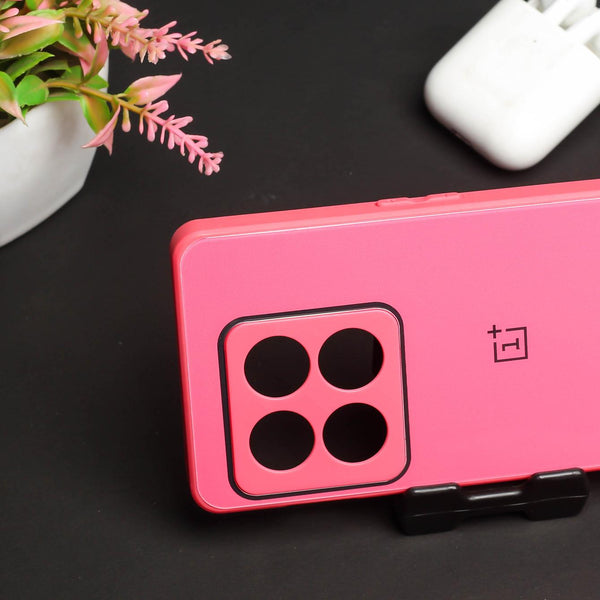 Dark Pink camera Safe mirror case for Oneplus 10 Pro