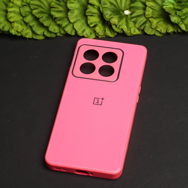 Dark Pink camera Safe mirror case for Oneplus 10 Pro
