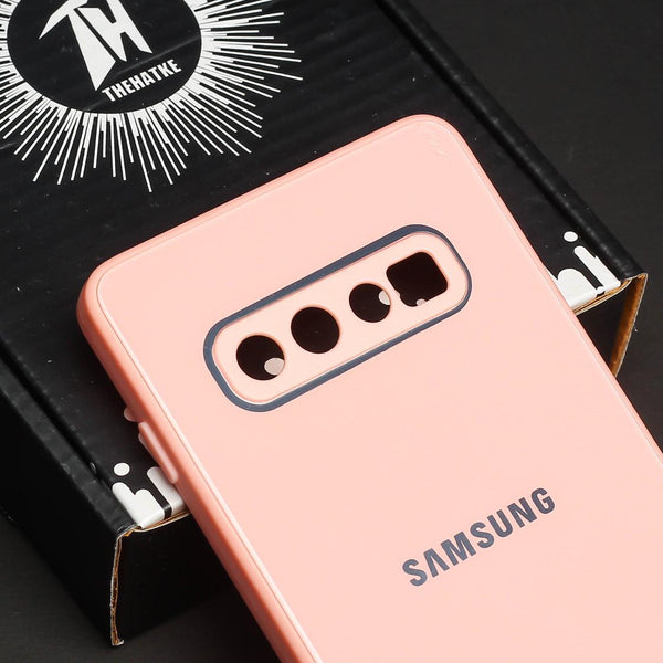Pink camera Safe mirror case for Samsung S10 Plus