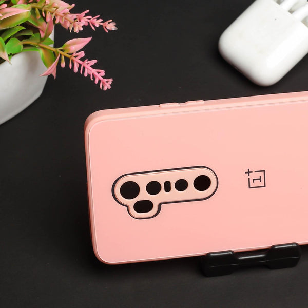 Pink camera Safe mirror case for Oneplus 7 Pro