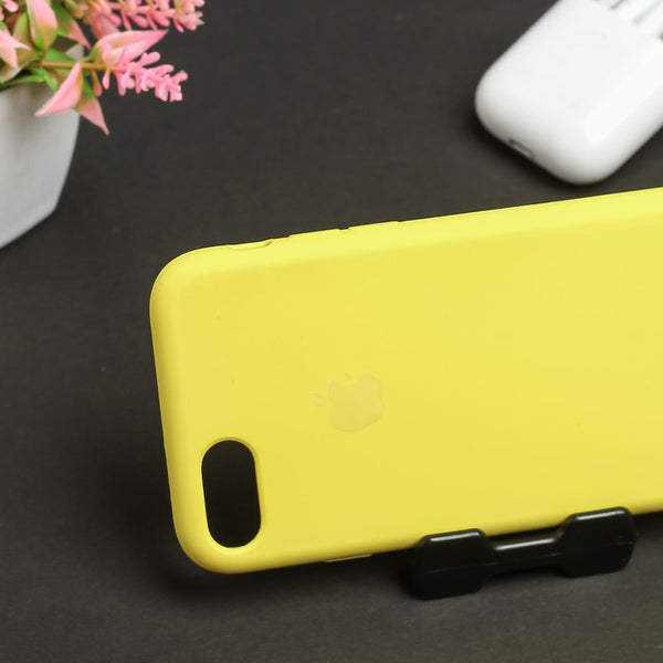 Yellow Original Silicone case for Apple iphone SE 2