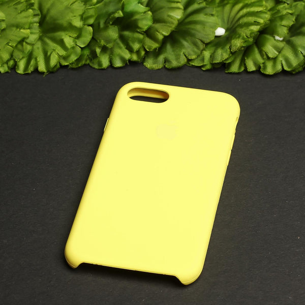 Yellow Original Silicone case for Apple iphone 8