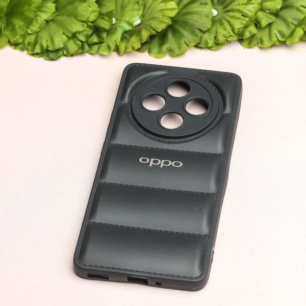 Black Puffon Silicone Case for Oppo F27 Pro Plus