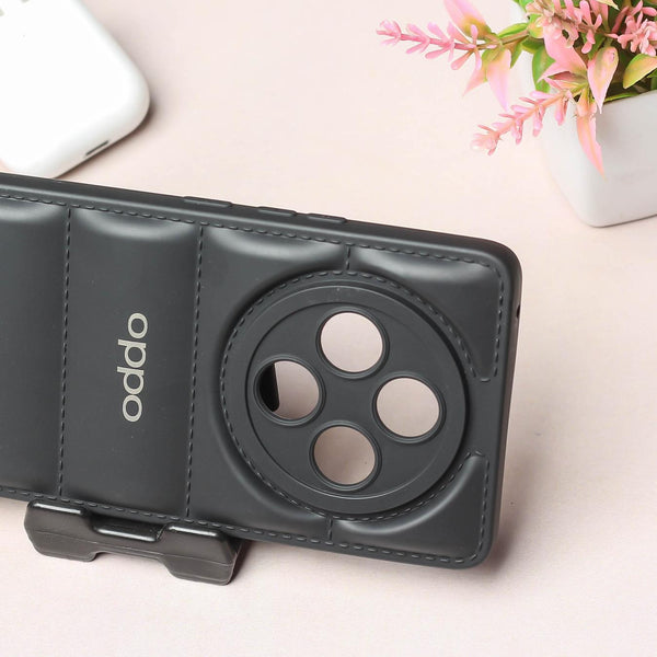 Black Puffon Silicone Case for Oppo F27 Pro Plus