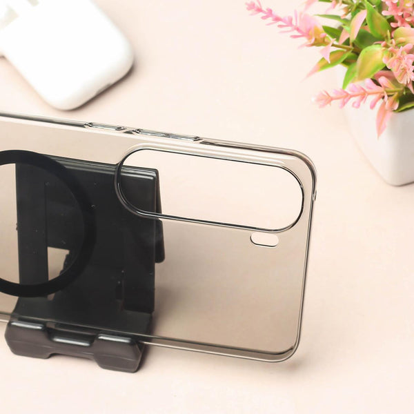 Black Shine Magsafe Transparent Case for Vivo Y300