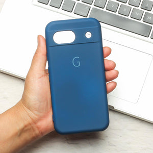 Blue Camera Original Silicone case for Google Pixel 8a