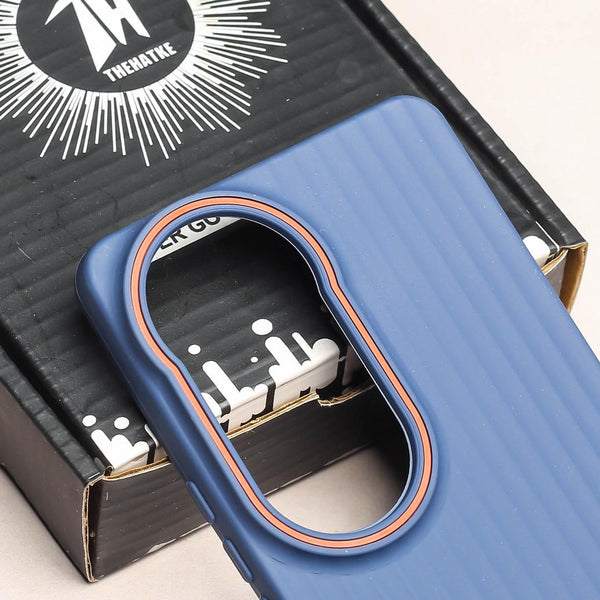 Dark Blue SleekLine Silicone Case for Vivo V50