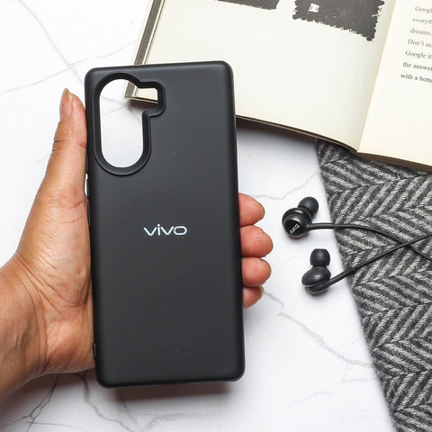 Black Original Silicone case for Vivo V29E