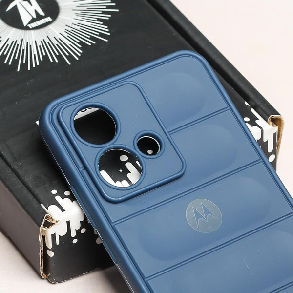 Dark Blue Wave Case for Motorola Edge 40 Neo