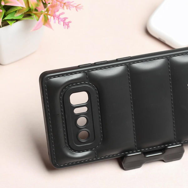 Black Puffon silicone case for Samsung Note 8