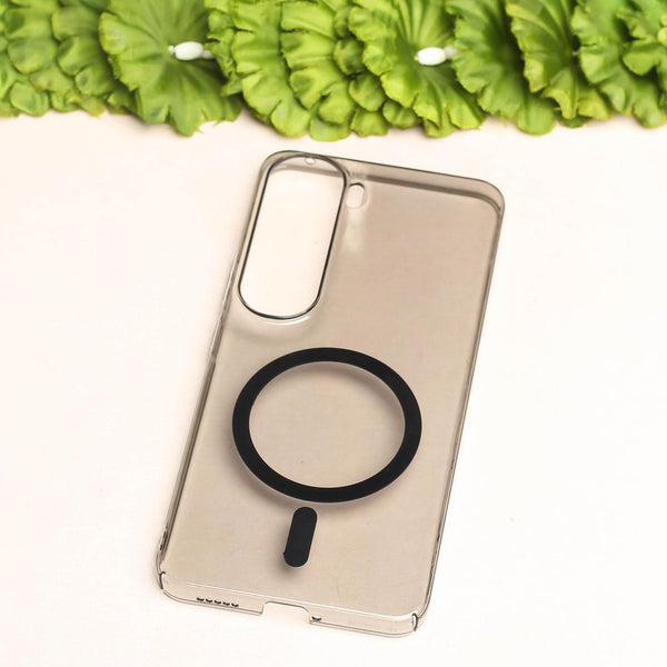 Black Shine Magsafe Transparent Case for Vivo Y300