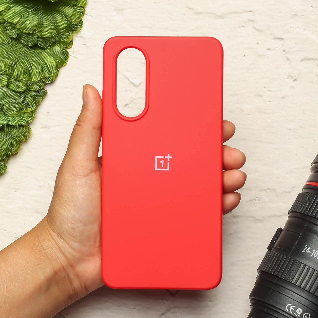 Red Original Silicone Case for Oneplus Nord CE 4 Lite 5G